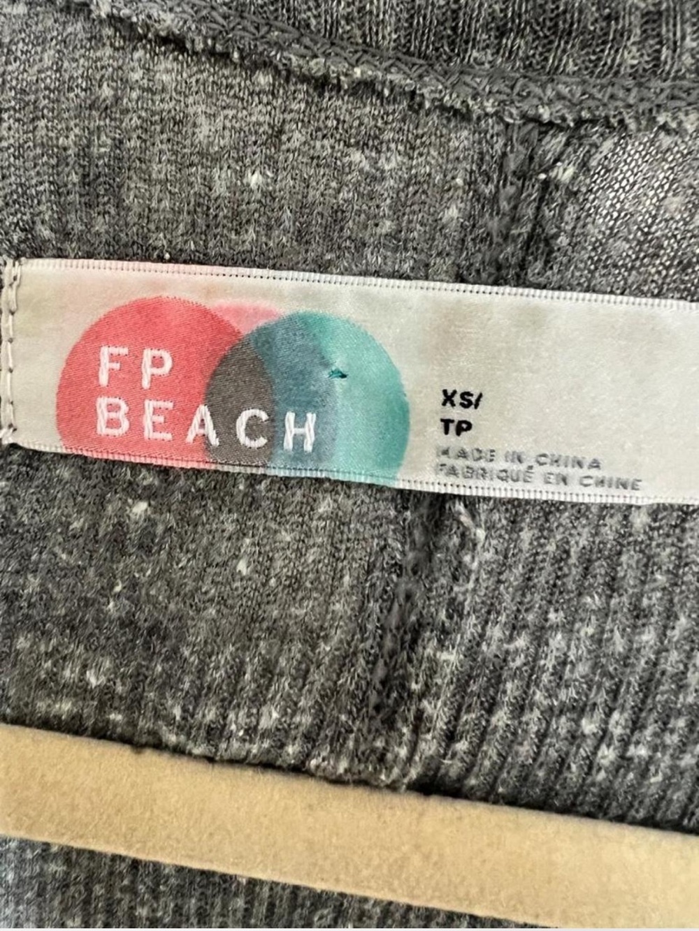 Free People Beach Ribbed Up Maxi Cardigan Grey XS - Picture 5 of 8